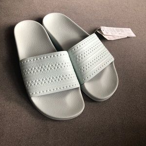 Adidas Adilette brand new limited color mint